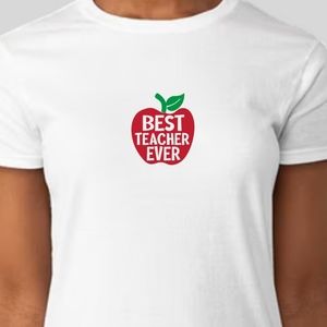 LOW STOCK Best teacher ever shirt